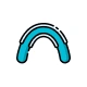 Invisalign clear aligners logo icon.